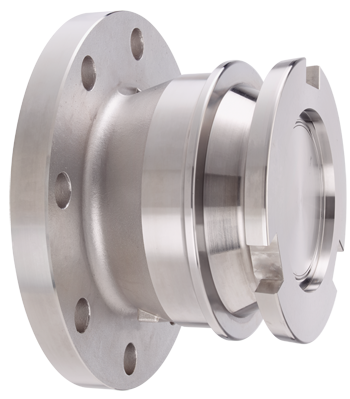 HDC-ADF 4" Stainless Steel Dry Release Flanged Adapter