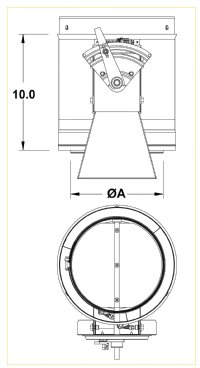 Z-Vent Double Wall Damper Pipe